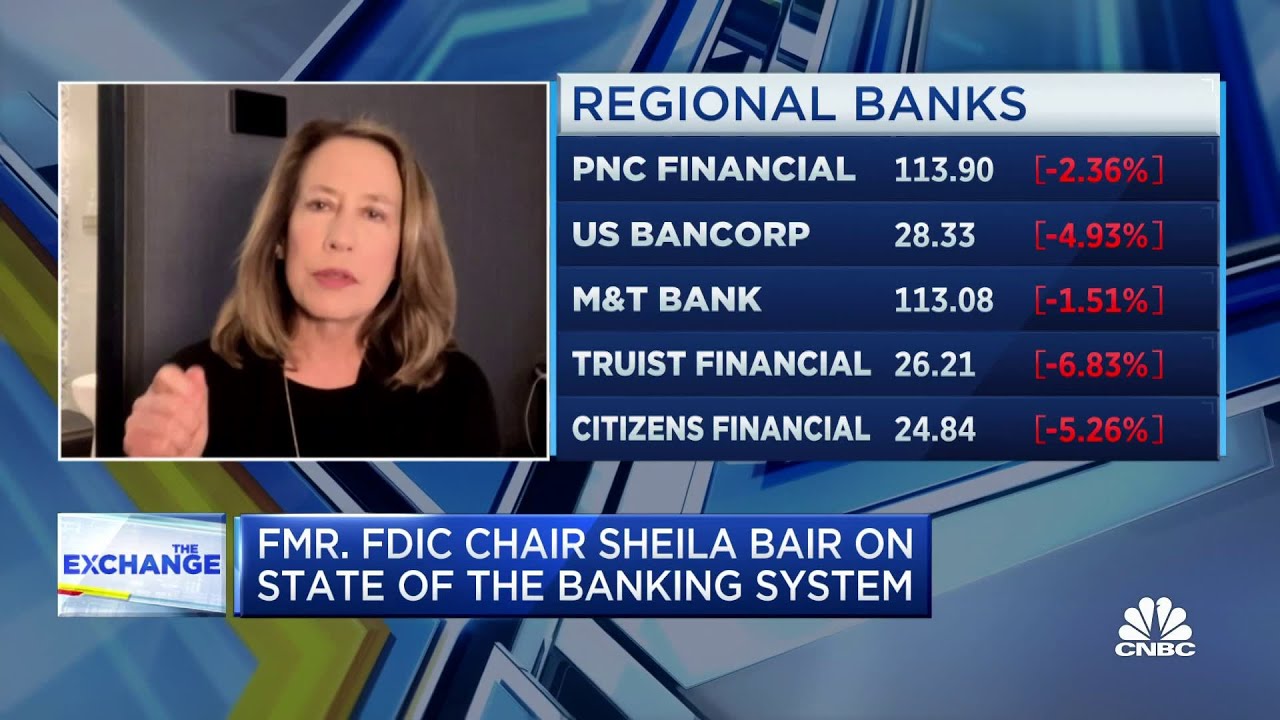 Fed focusing on short-term rates is more concerning than bank mismanagement, says Sheila Bair