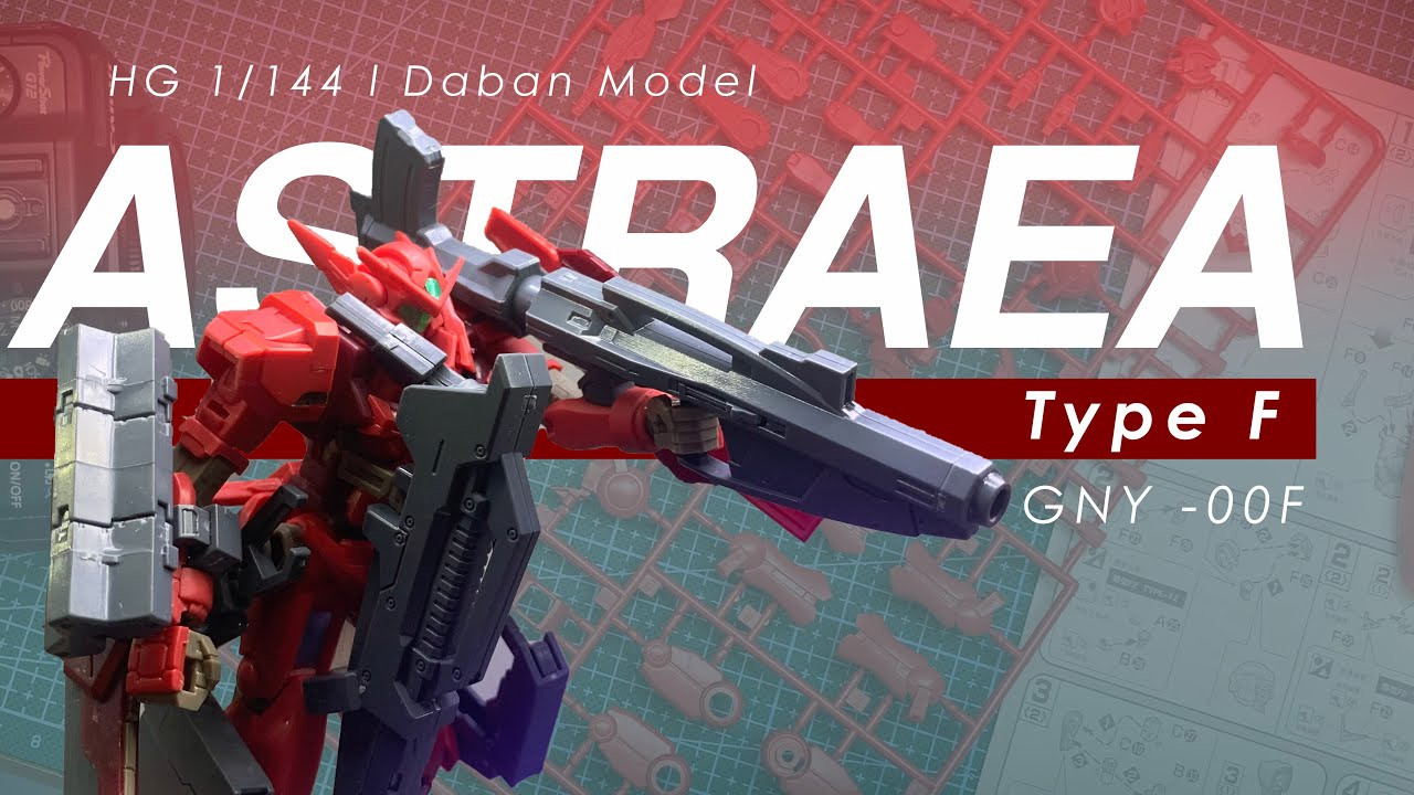 HG 1/144 Astraea Type F l Daban Model - Bootleg l [ Satisfying #ASMR BUILD ] #gundam