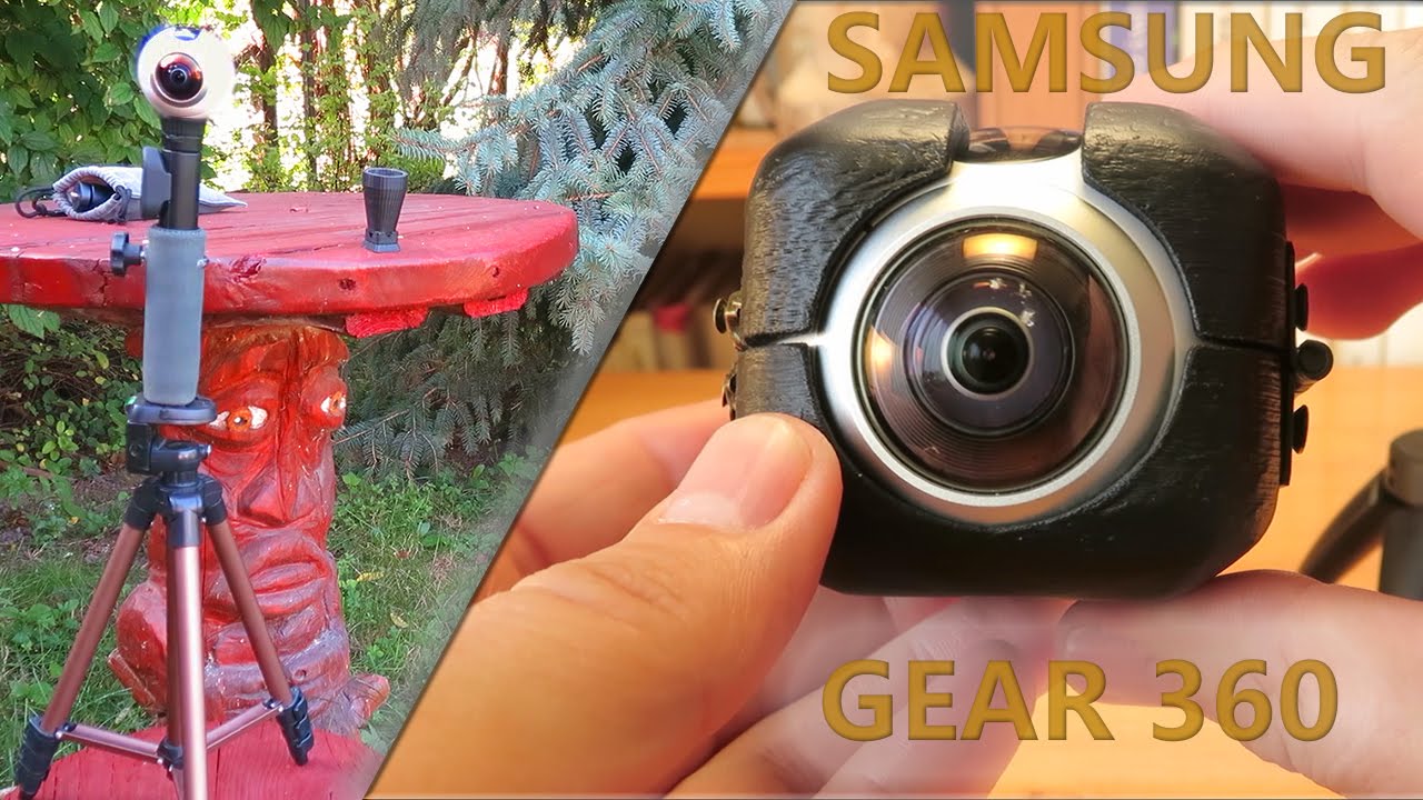 Samsung Gear 360 accessory, Case and Tripod Holder (homemade)