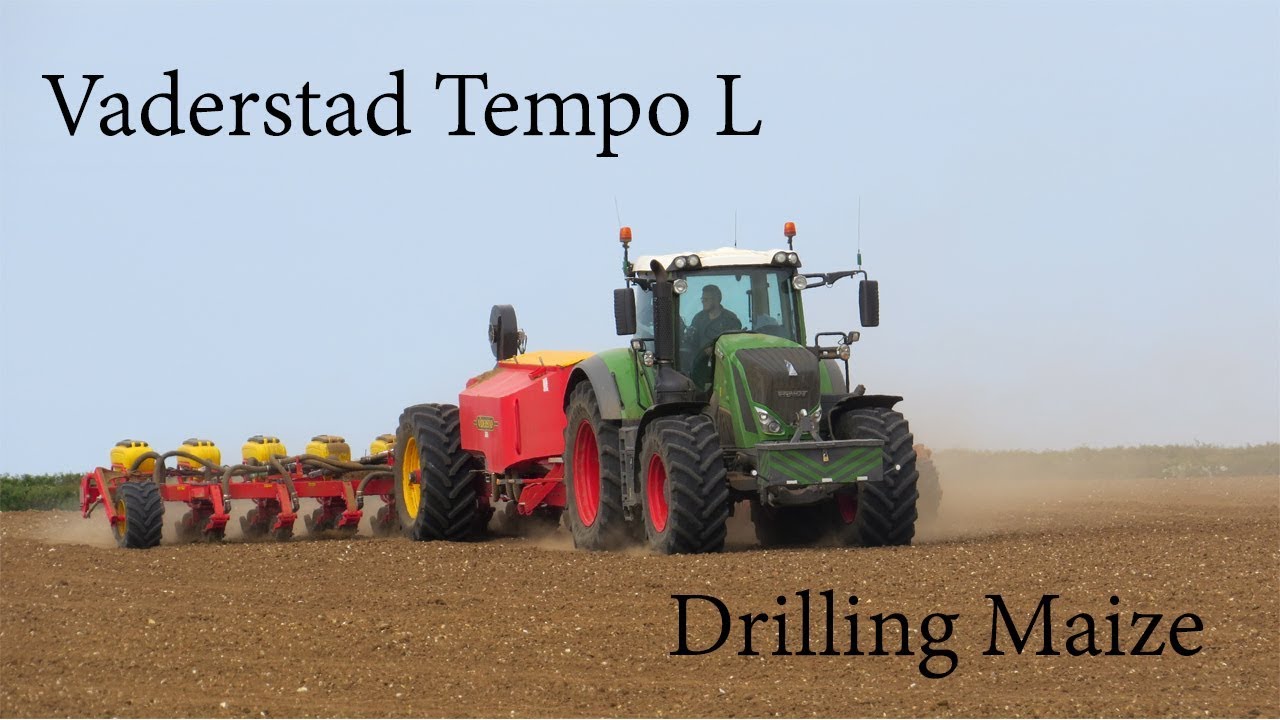 Fendt 828 | Maize Drilling With A NEW Vaderstad Tempo L