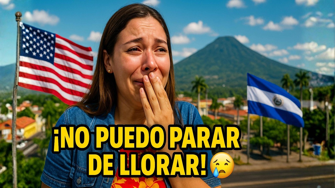 VIAJÓ SOLA desde ESTADOS UNIDOS y LLORÓ al LLEGAR a EL SALVADOR 🇸🇻💙