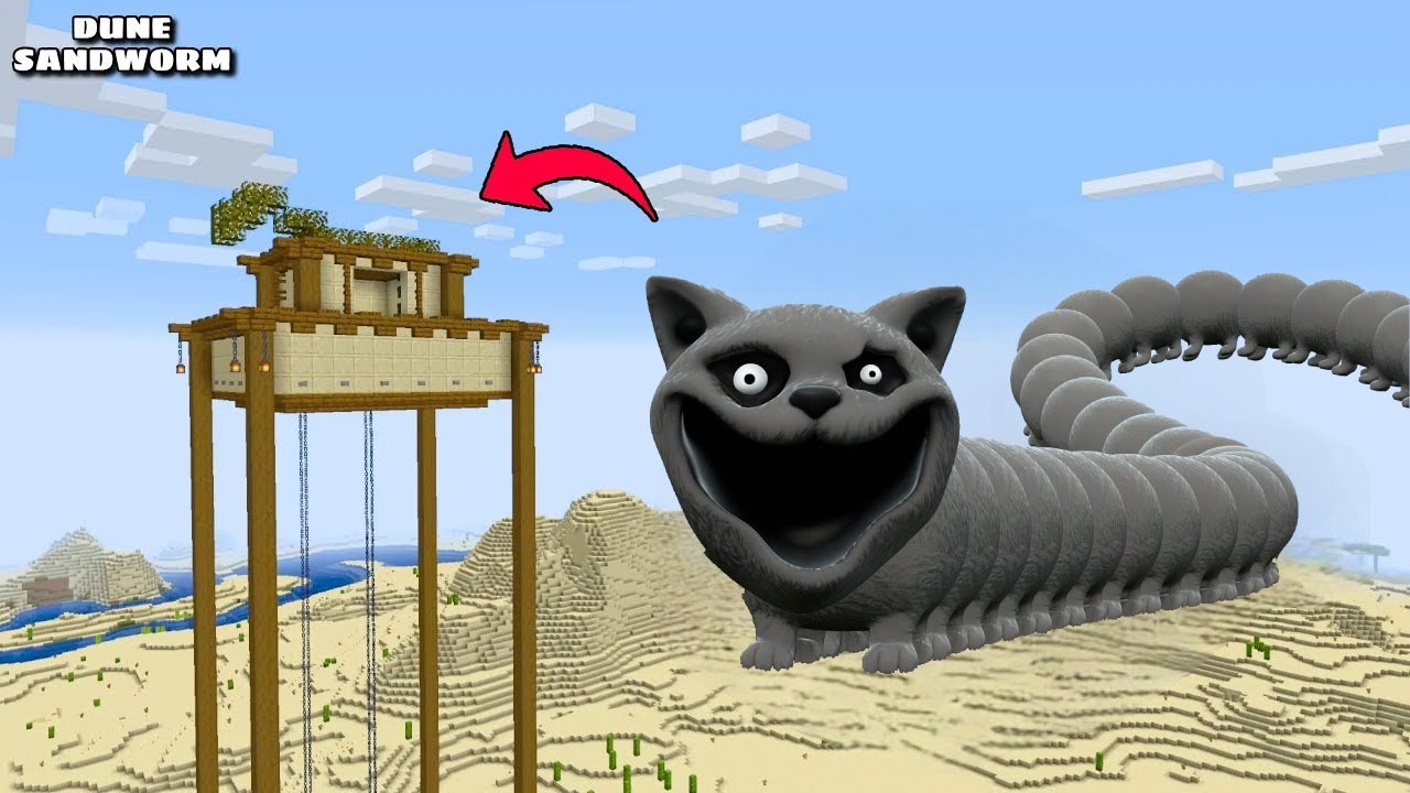 i FOUND the SCARIEST HUNGRY WORM 😱 in Minecraft! | Insane Survival Gameplay