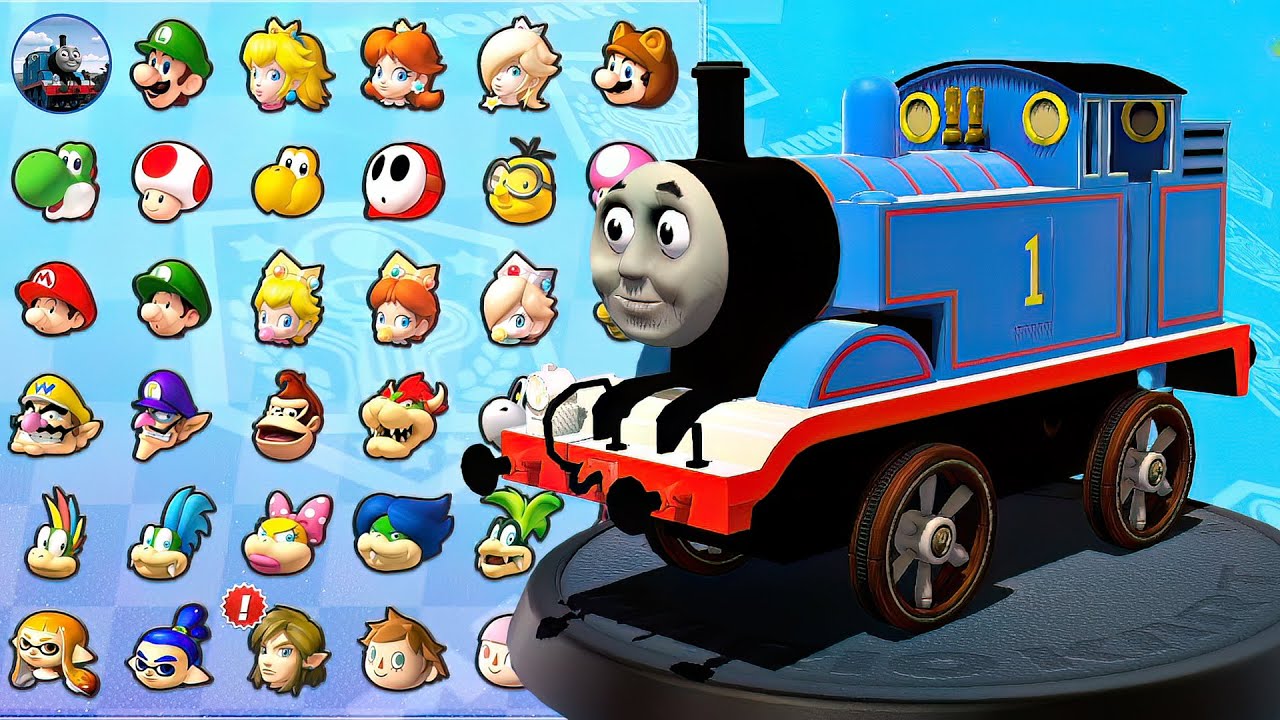 Mario kart 8 Duluxe - Thomas Only Use Fire Flower | The Top Racing Game on Nintendo Switch