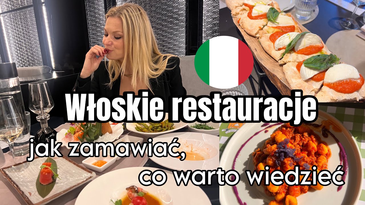 Jak zamawiać w restauracji we Włoszech? 🇮🇹 Najważniejsze zwroty i zasady!