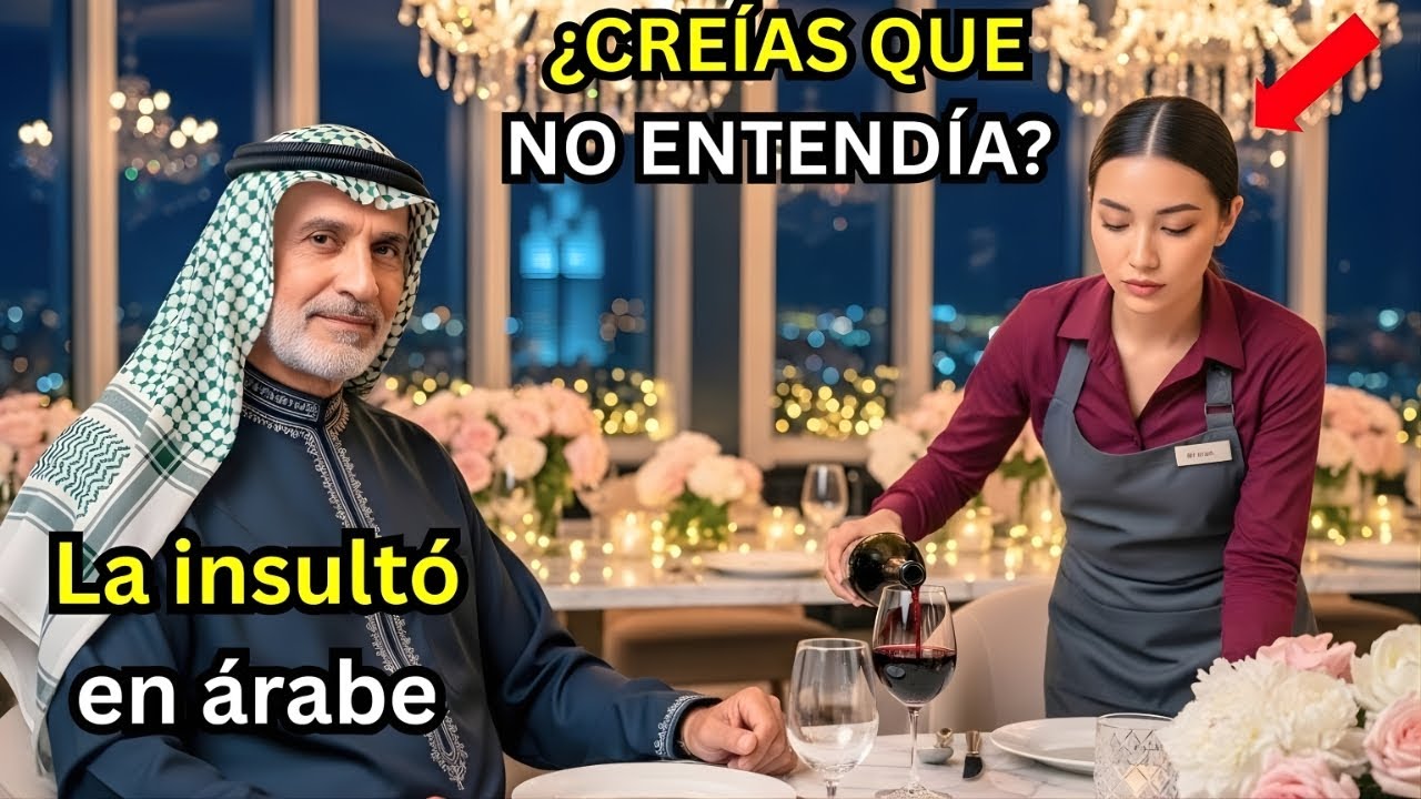Multimillonario se burló de la mesera en árabe. Ella le respondió y cambió su vida para siempre.