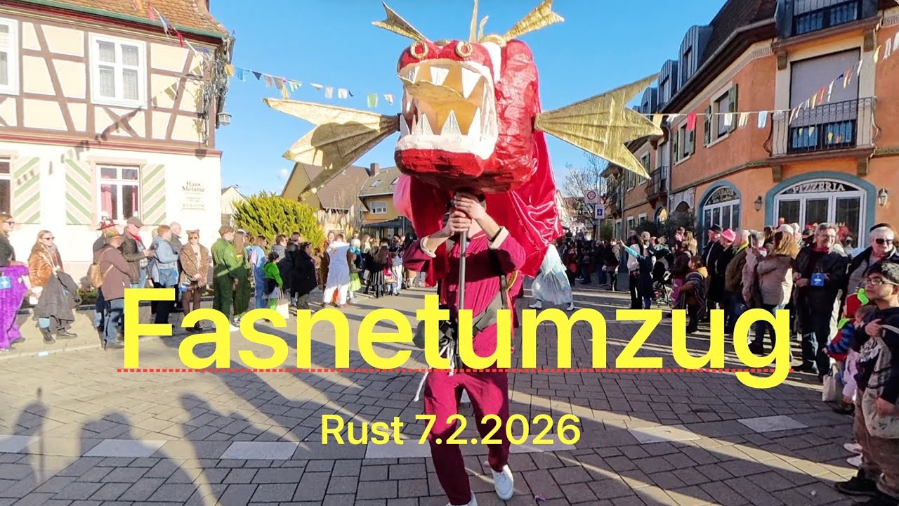 🎎👺 Fasnetumzug  Hanfr&ouml;zizunft - Rust 7.2.2026