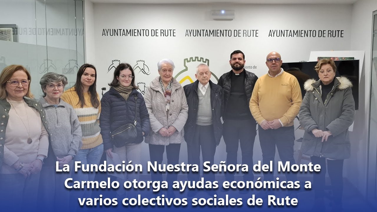 La Fundación Nuestra Señora del Monte Carmelo otorga ayudas económicas a varios colectivos sociales