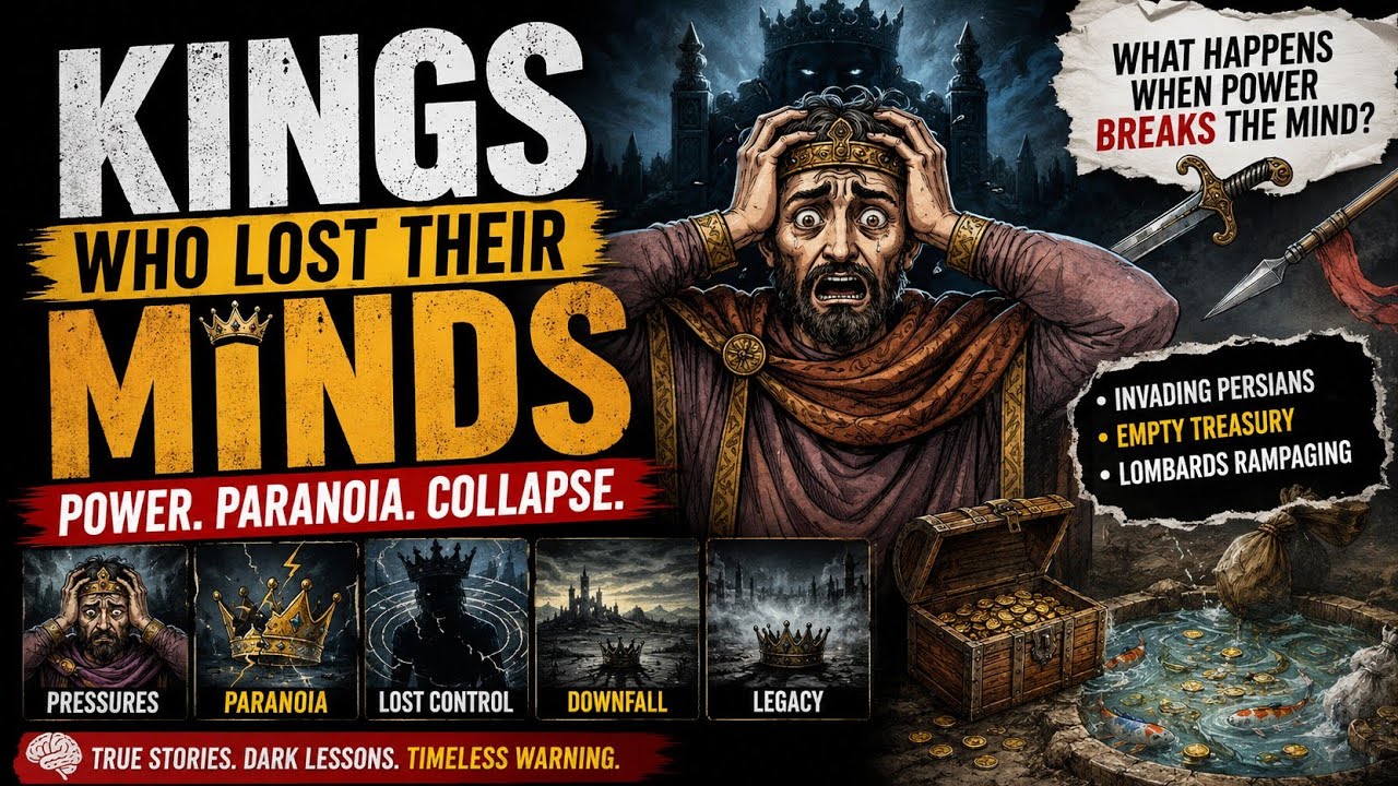Kings Who Lost Their Minds: The Darkest Cases of Royal Madness in History#kingshistory#kings#History