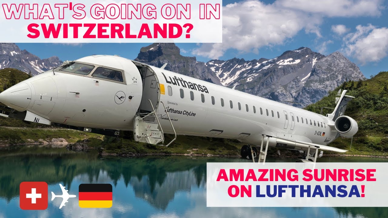 INSANE Airport in Switzerland! 🇨🇭 Point of Flight | Geneva - Munich | CRJ 900 Lufthansa