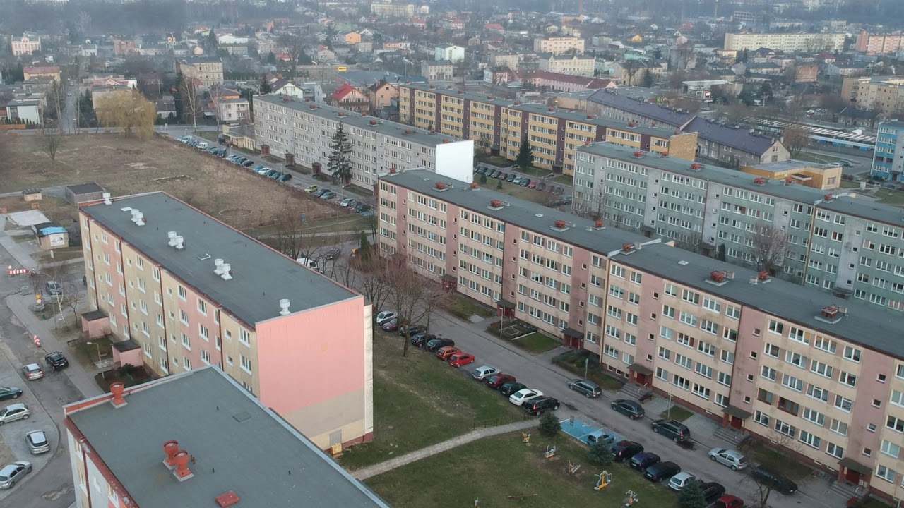 Tomaszów Mazowiecki. Widoki z drona. Wiosenne loty .