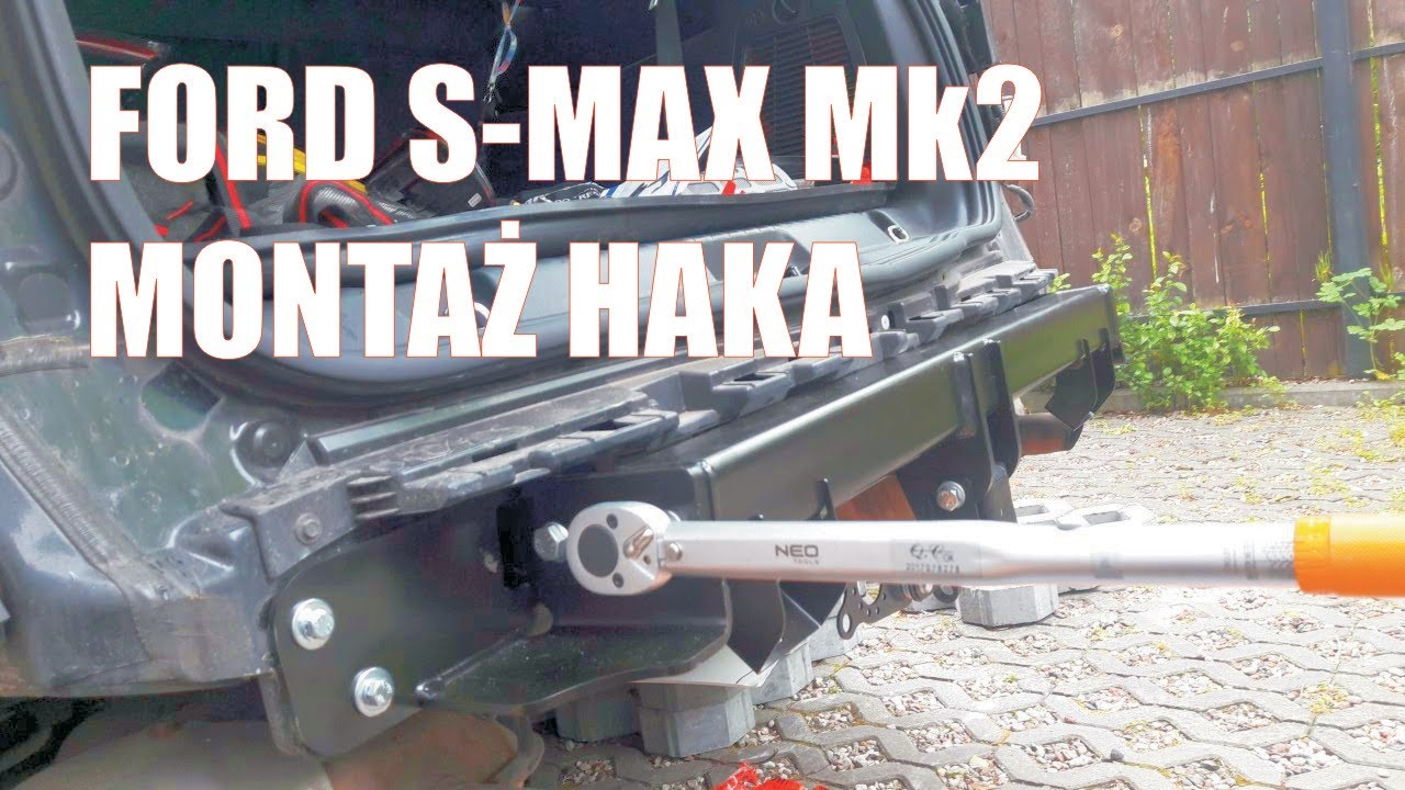 Ford S-max mk2 / Galaxy mk4 (2015-) - montaż haka holowniczego (towbar, AHK)