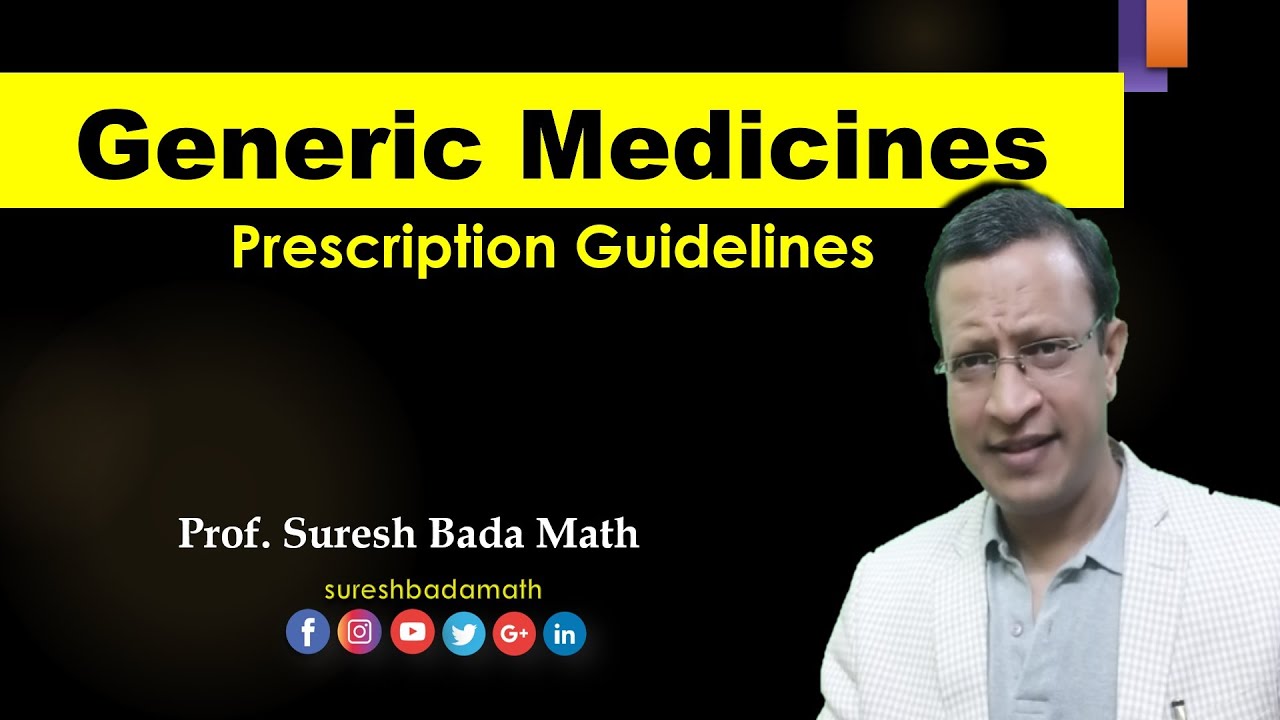Generic Medicines [Standard Generic vs Branded Generic vs Patented Medicines]