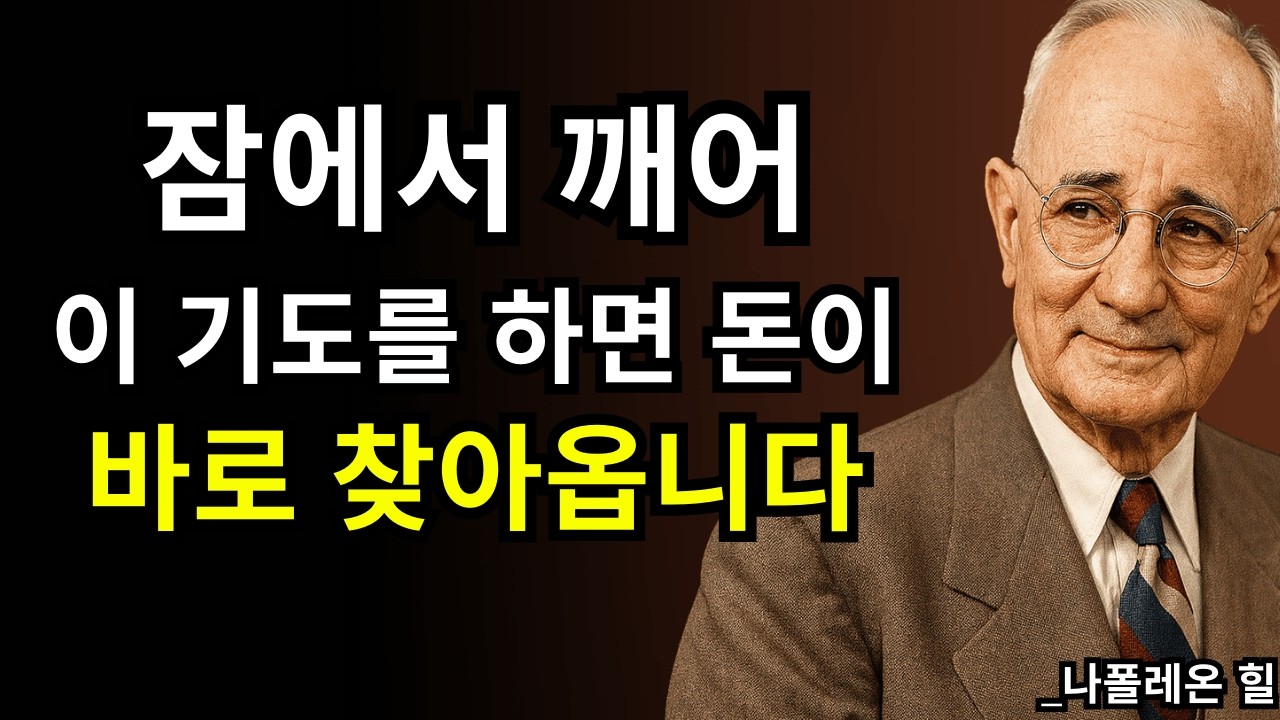 아침 단 5분, 이 기도를 하면 돈이 자동으로 들어옵니다 | 나폴레온 힐