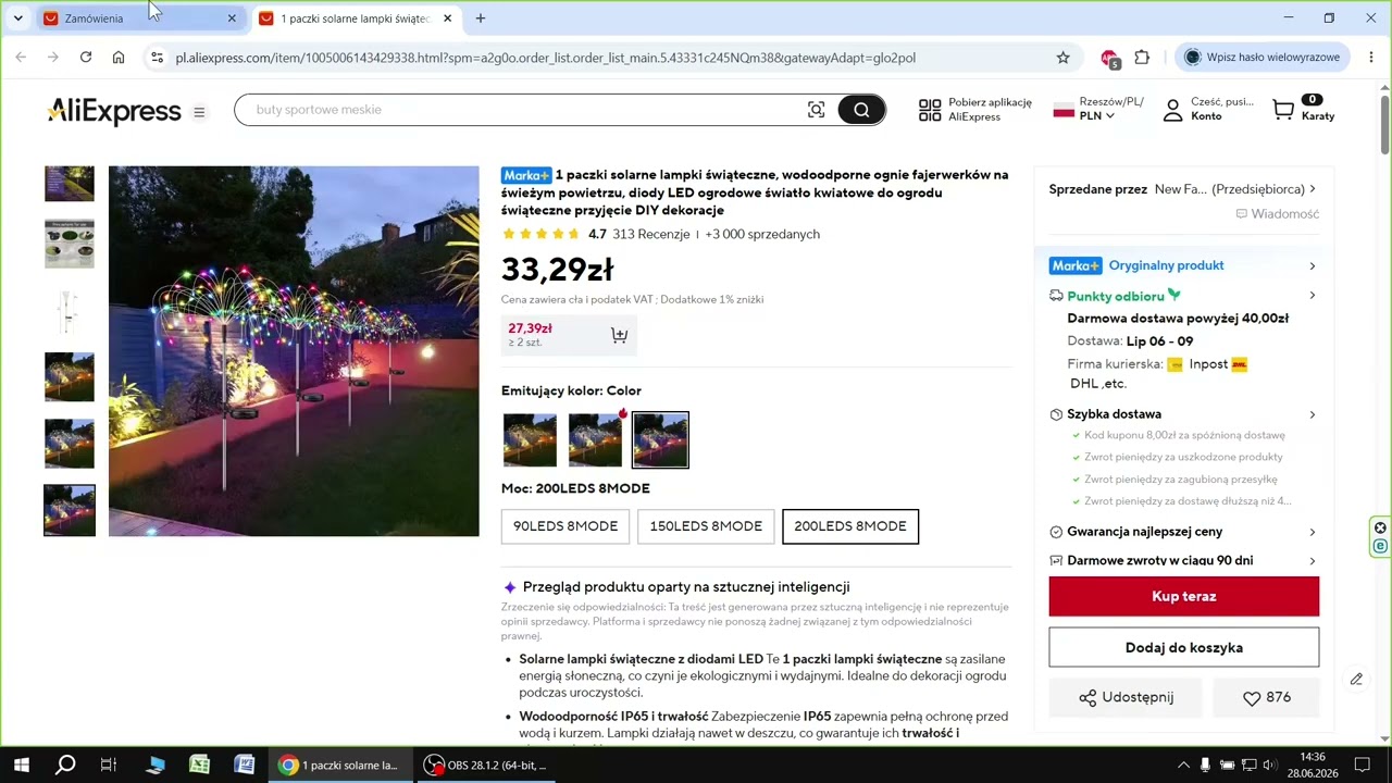 Zmiany cen po wprowadzeniu 3Euro cła na chińskie produkty na przykładzie Ali Expres