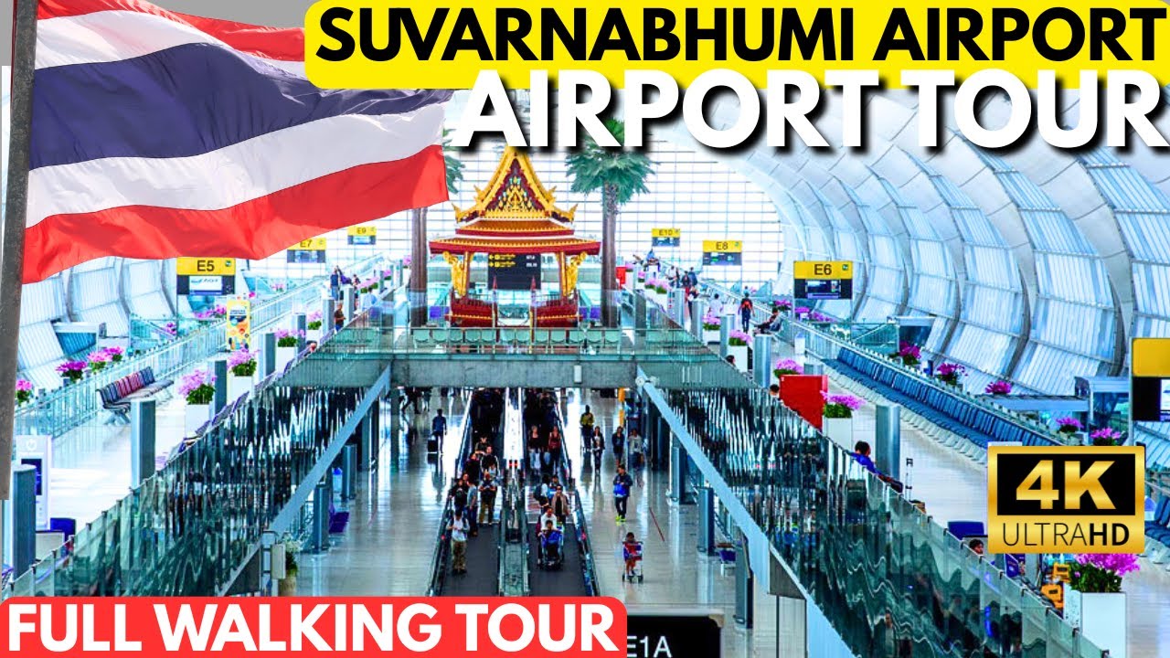 SUVARNABHUMI AIRPORT BANGKOK (BKK) FULL WALKTHROUGH - ARRIVALS AND DEPARTURE [WATCH BEFORE YOU GO]