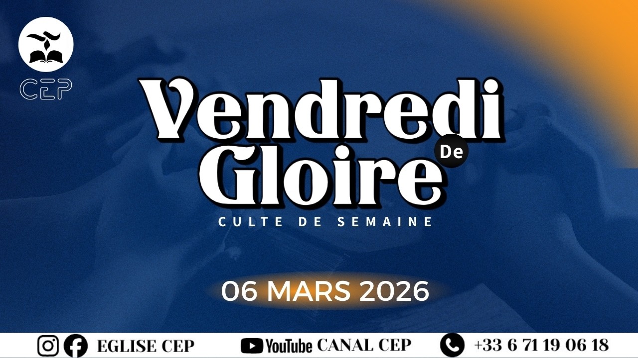 LES LOI PEUVENT CHANGER | PROPHÈTE Junior YENGO | VENDREDI DE GLOIRE | 06/03/2026