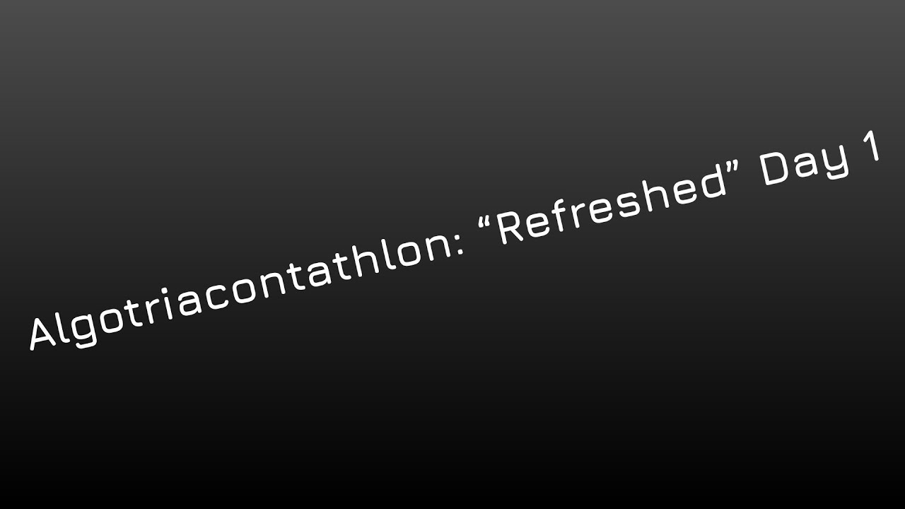 Algotriacontathlon: 
