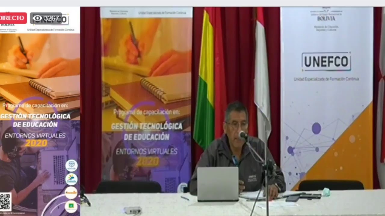 Emisi&oacute;n en directo de Aula Virtual UNEFCO