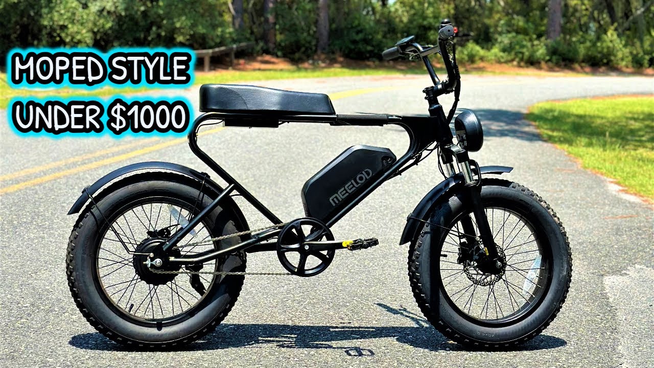 REALLY? MOPED STYLE E-BIKE UNDER $1000? | Meelod Moped Style E-bike
