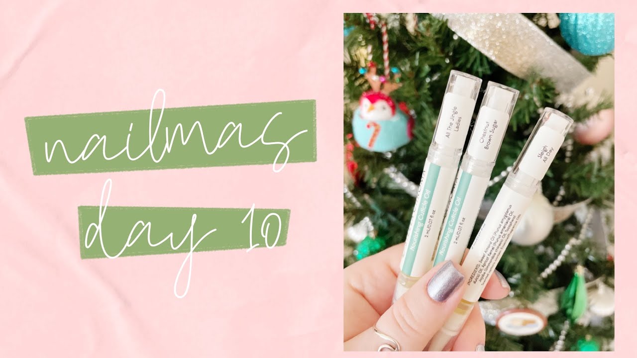 Nailmas Day 10 | Nail Care Products I use Daily + Trying a Nail Mask | 25 Sweetpeas