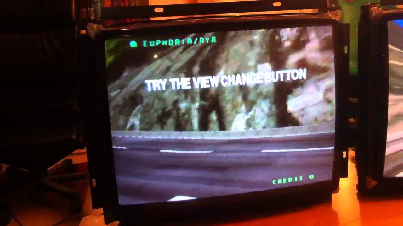 Rave Racer Hardware from a 2 Player Cab running without chassis