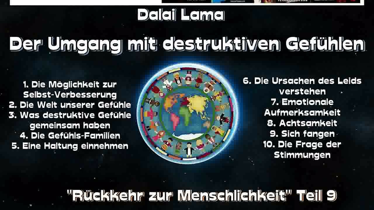 09 Der Umgang mit destruktiven Gefühlen - Dalai Lama - Buddhismus Hörbuch