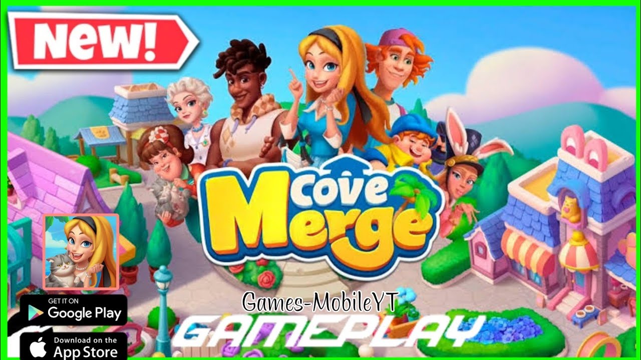 Merge Cove Gameplay (Android/IOS) #gamesmobile #newgamesandroid #mergecove