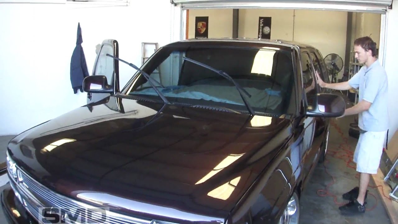 Tinting the Windshield  - 2001 Tahoe 30% Front 5 % Rears
