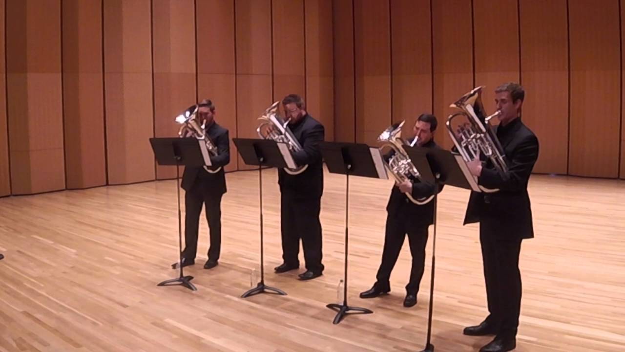 Entrada - North Texas Euphonium Quartet Video