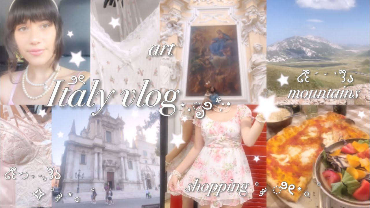 ♡ Italy Vlog : Shopping + Mountains + Exploring Abruzzo + Art