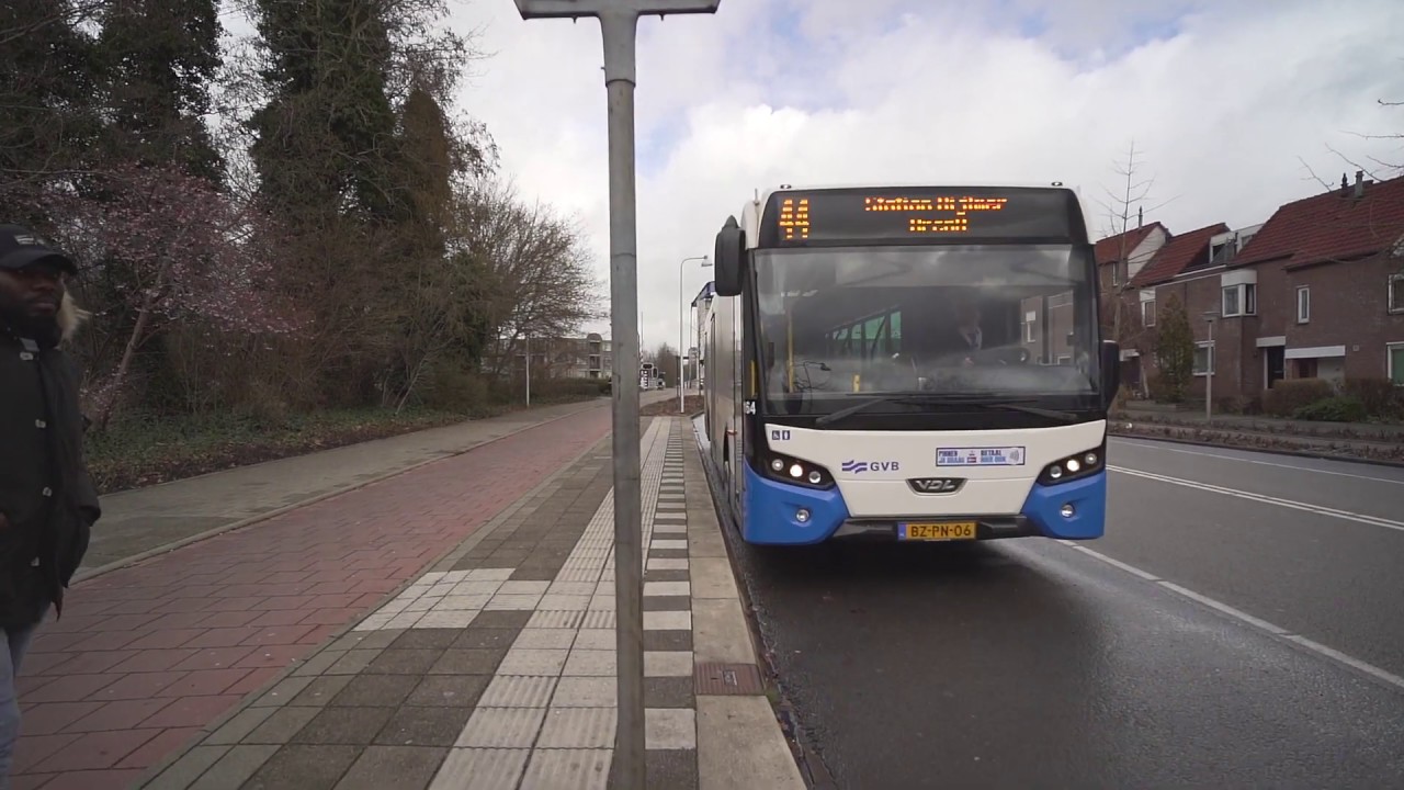 Netherlands, Amsterdam, bus 44 ride from Beukenhorst to Station Bijlmer ArenA