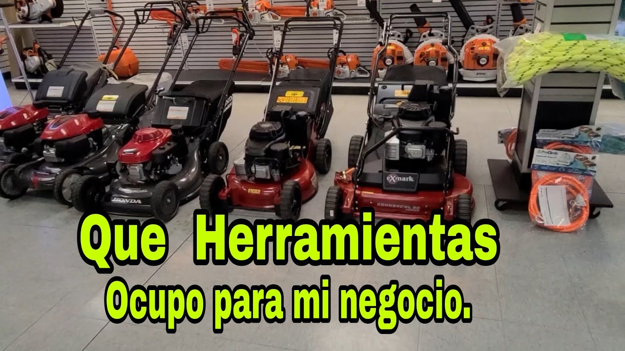 El Yardero Perron.Que Herramientas necesito para mi negocio de jardineria.