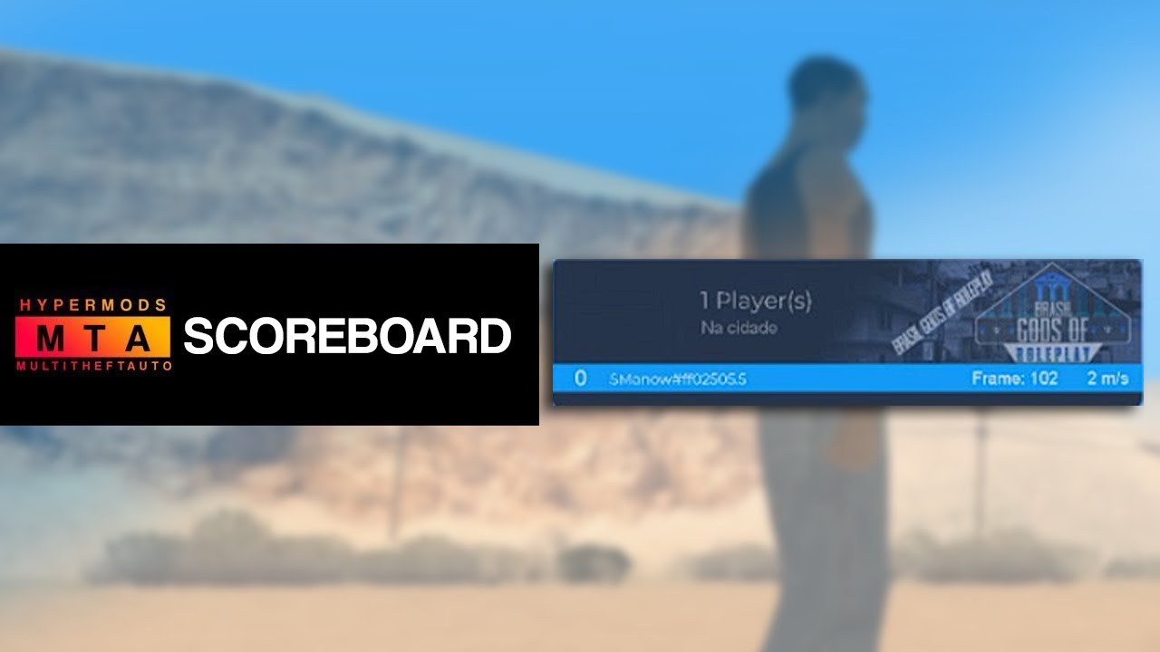 SCOREBOARD ESTILO FIVEM PARA SERVIDOR MTA (DOWNLOAD FREE) | HYPERMODS MTA BRASIL