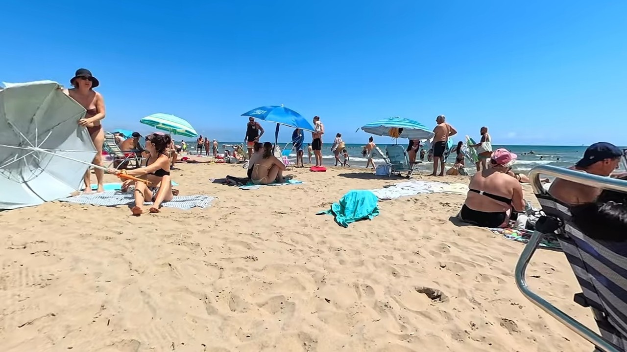 VR360 8K | Beach Walking |3D Walk along the Beach Patacona| 26 05 2024