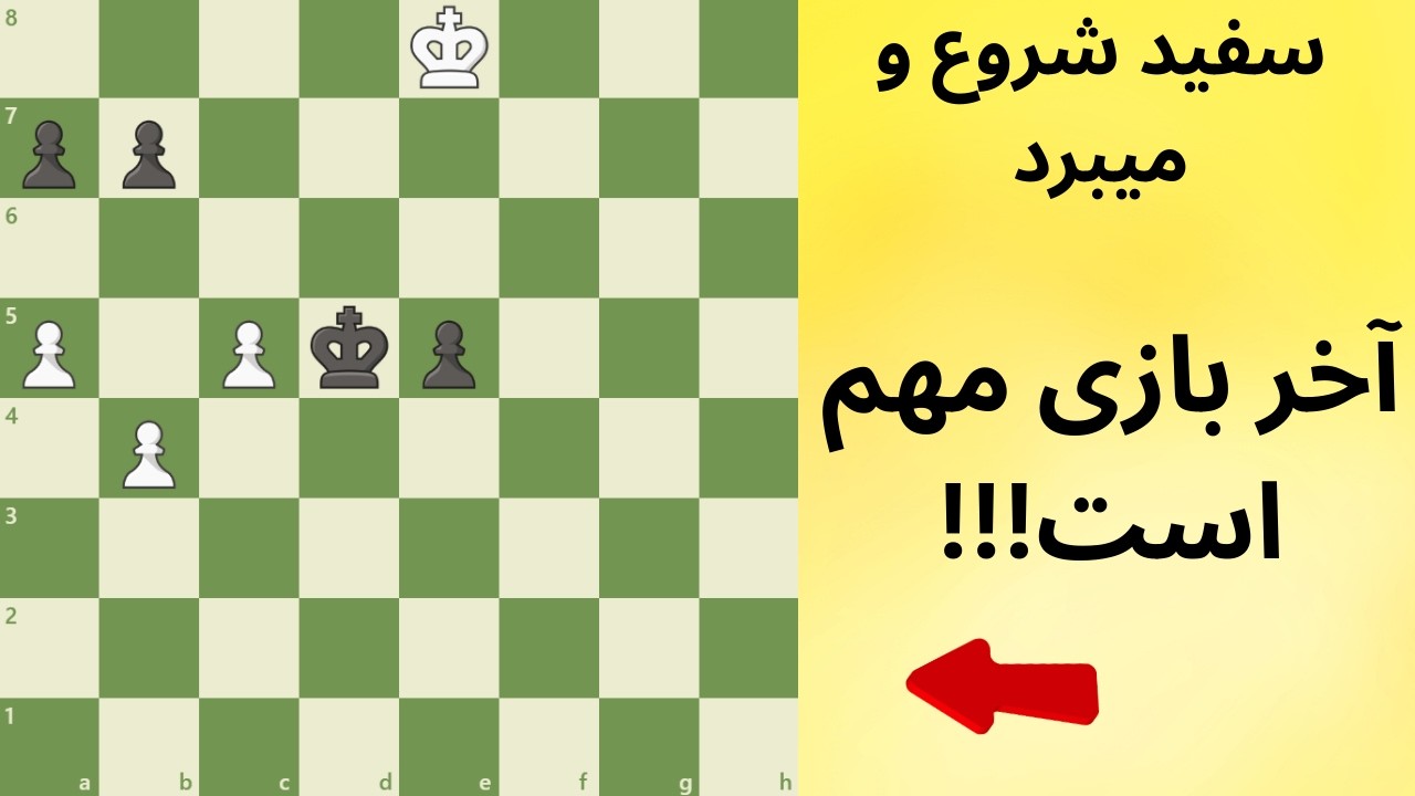 White Wins, End Game! l !!!سفید شروع و میبرد،،، آخر بازی مهم است