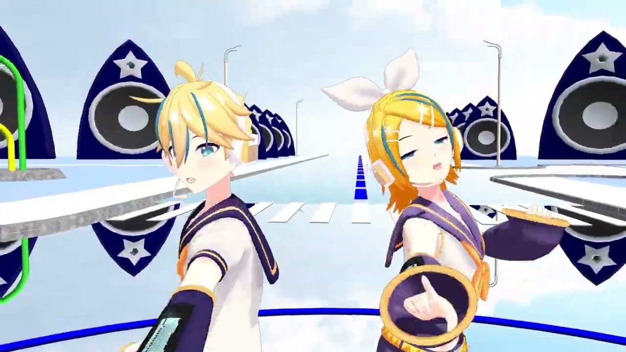 ROKI - MMD - Rin y Len Kagamine
