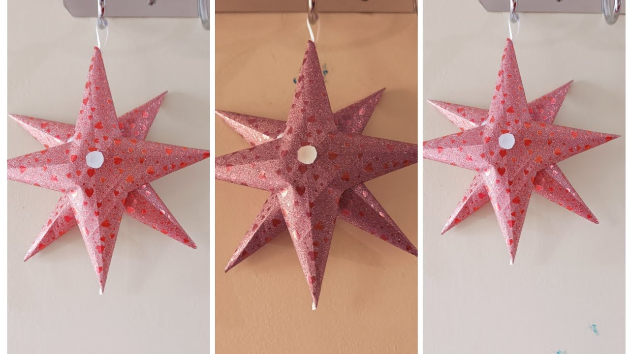 How to make a easy diy paper Star ✨#handmade #crafts #craftycreations