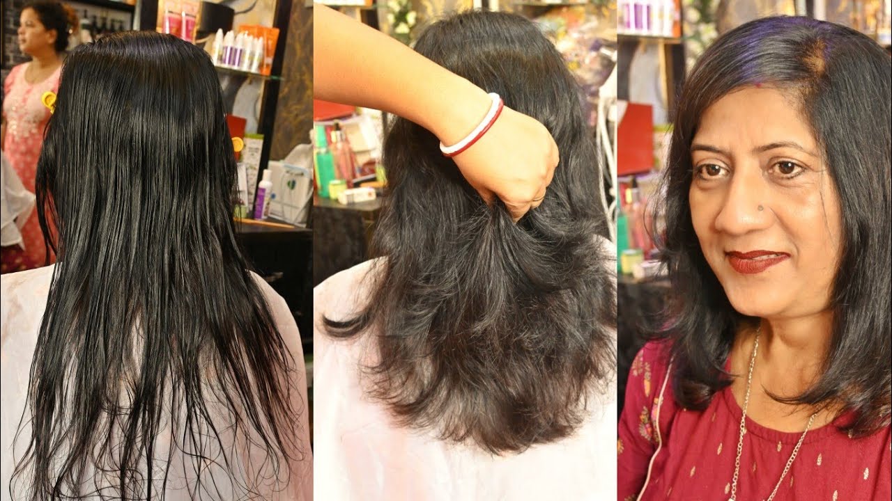 Butterfly haircut 😳🙌 How to simple butterfly haircut 🙌 পাতলা চুলের কাটিং #shortsfeed #viralshort