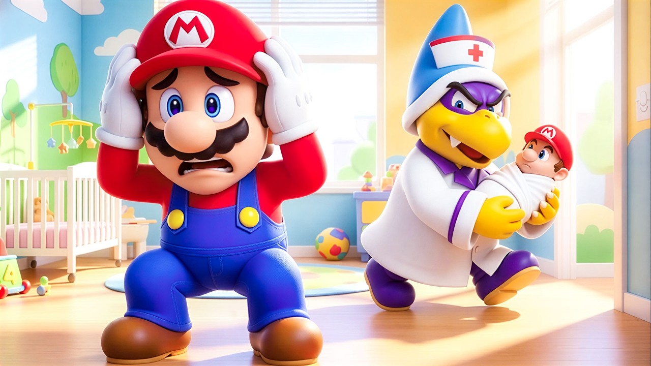 Pequeno Mario É Sequestrado Por Uma Bruxa – Será Que Mario Conseguirá Resgatar O Bebê A Tempo?