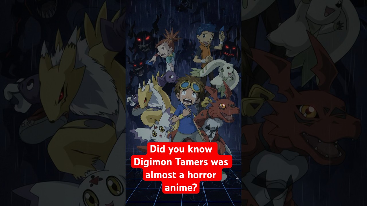 👾Did you know Digimon Tamers was almost a horror anime? 😱 #digimon #theory #cartoon