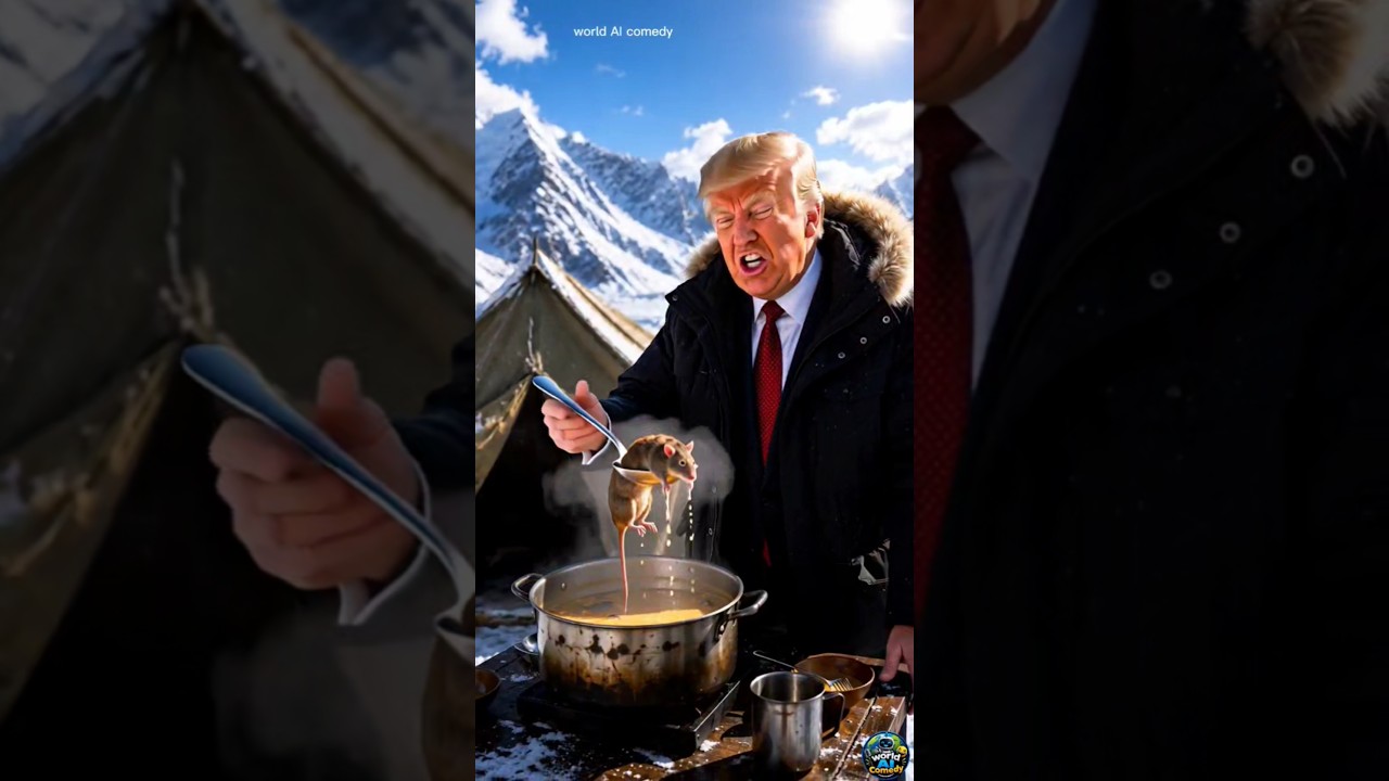 Putin and Khamenei fed Trump rat soup 🤣🤣 #short #shorts #trump #putin #khamenei #comedy #funny