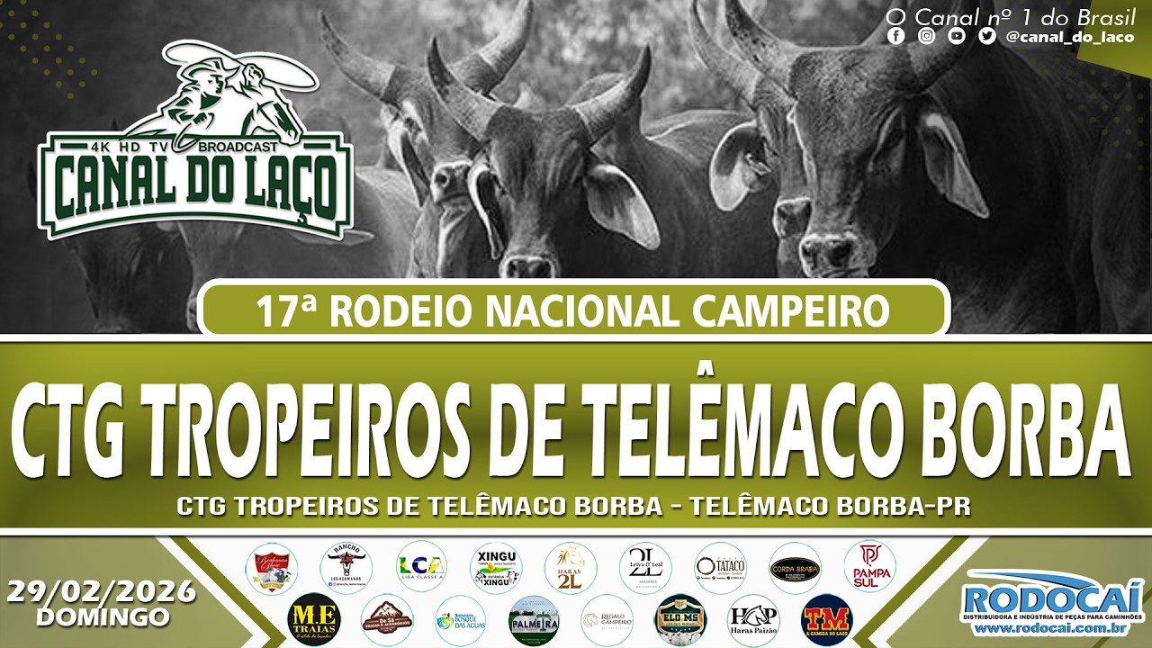 Encontro Nacional Campeiro  CTG Tropeiros de Telêmaco Borba  |  Telêmaco Borba-PR