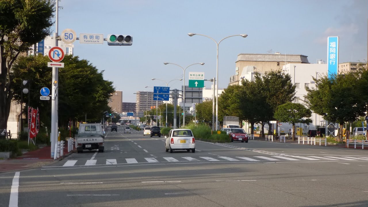 音響式信号 福岡県大牟田市有明町 有明町交差点（国道389・501号線方向）