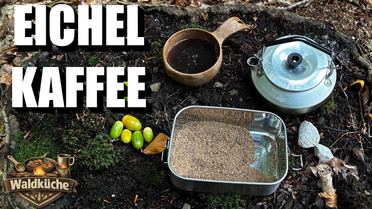 Echter Waldläufer Kaffee! Eichel Kaffee selbst gemacht Schritt für Schritt