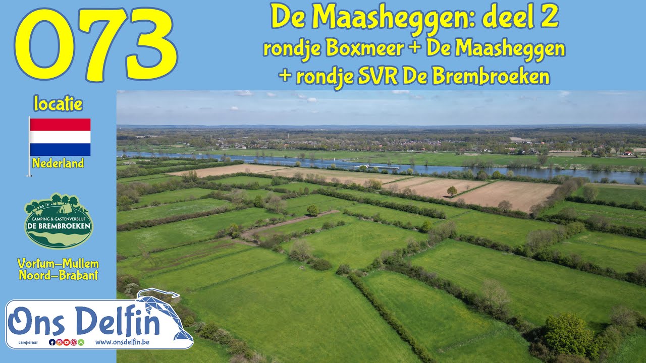 073 Boxmeer, De Maasheggen, rondje Camping De Brembroeken, deel 2