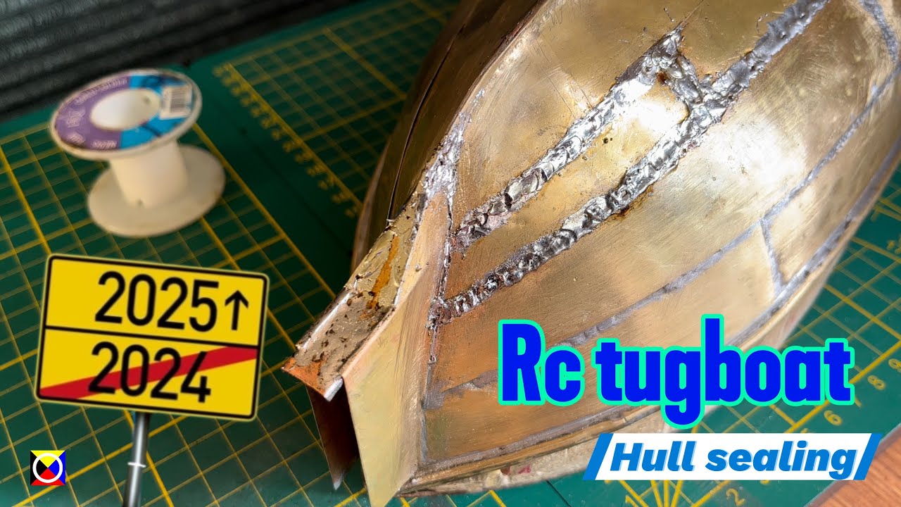 Rc tugboat (……….) full metal scratch build Ep. 13.