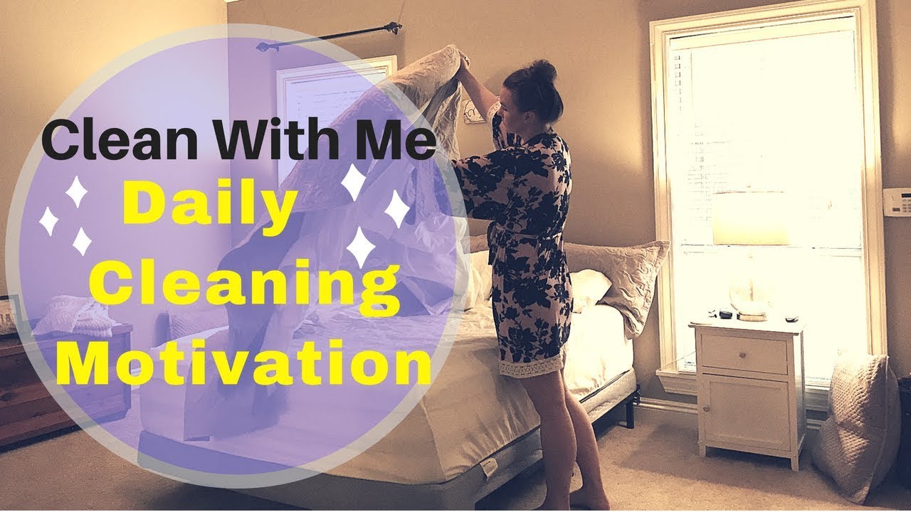CLEAN WITH ME AND THE KIDS // DAILY CLEANING MOTIVATION // 2018
