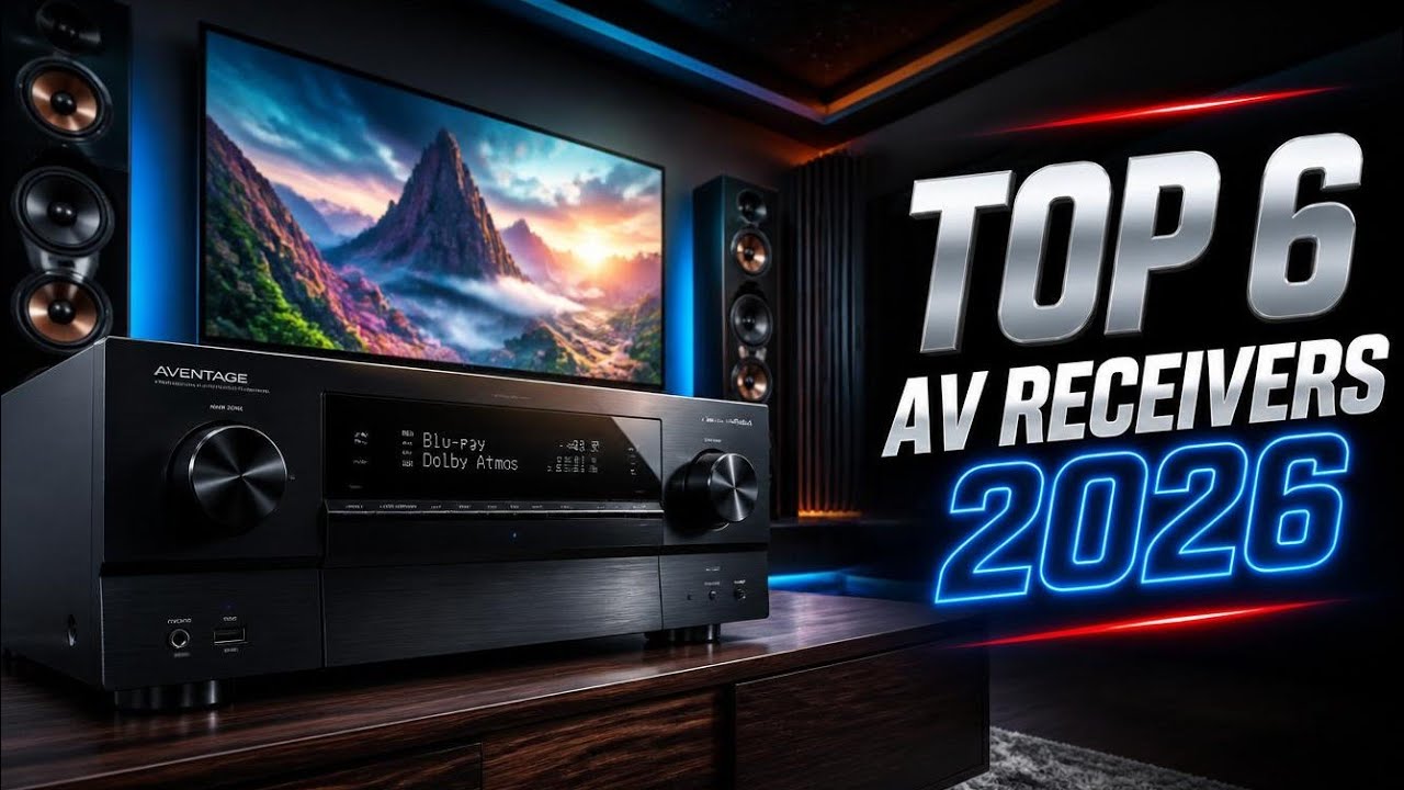 Топ-6 лучших AV-ресиверов 2026 года | Тест Dolby Atmos, 8K и Dirac Live