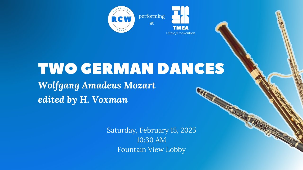 Two German Dances for woodwind trio