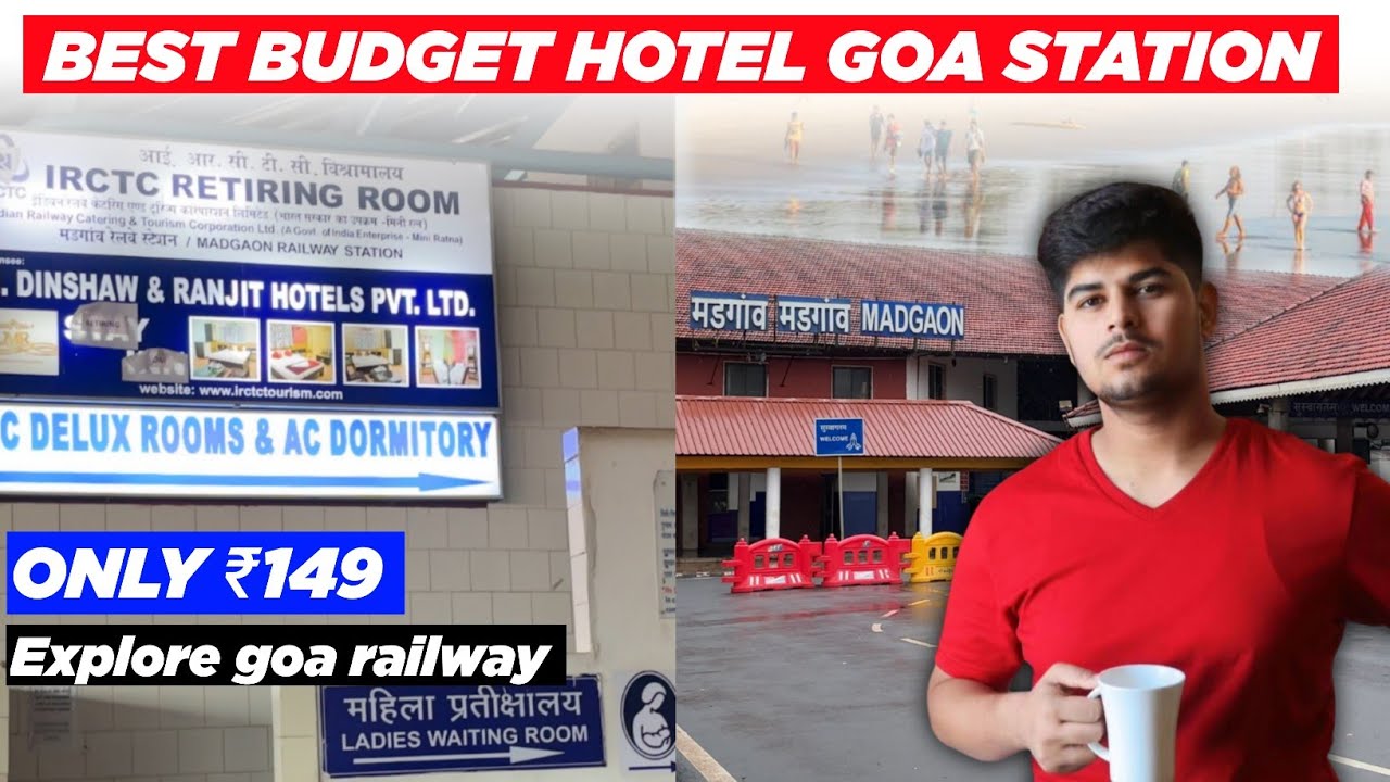 Best Budget Stay at Goa Railway Station | Retiring room only ₹149 😲 Explore goa Railway 